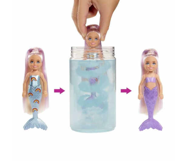 Barbie Color Reveal Chelsea Kolorowa syrenka - 1033096 - zdjęcie 2